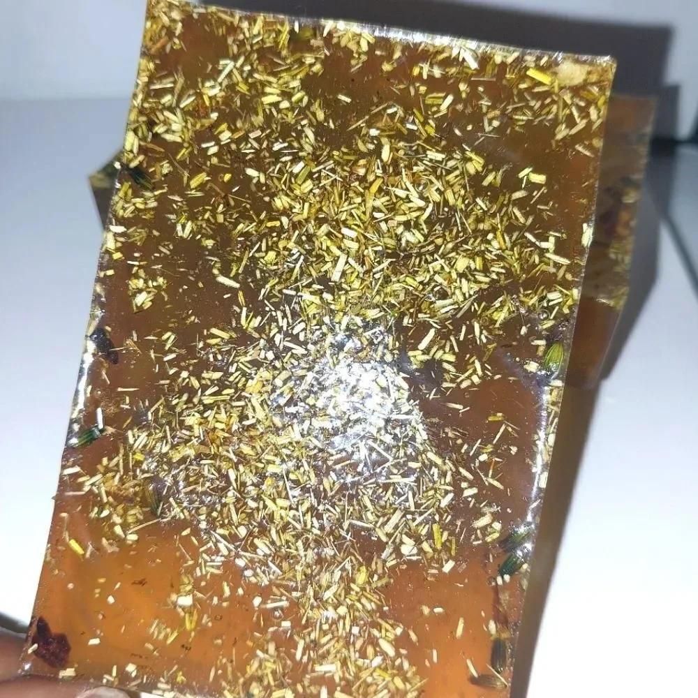 Hand crafted honey herbal chamomile soap bar